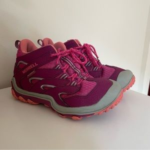 Merrell hiking shoes girls size 1